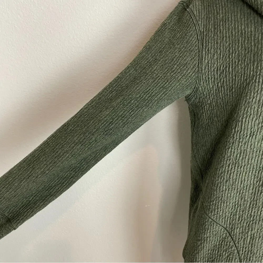 Lululemon Olive Along the Way Cowl neck Dress Small